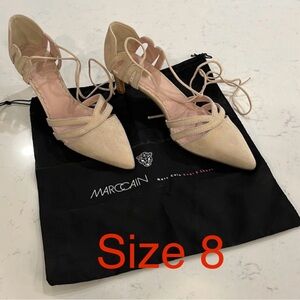 NWT MARC CAIN lace-up pumps